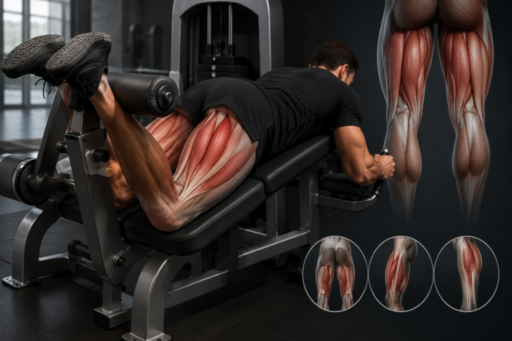 Hamstring Curl Machine Muscles Worked Explained hamstring curl machine