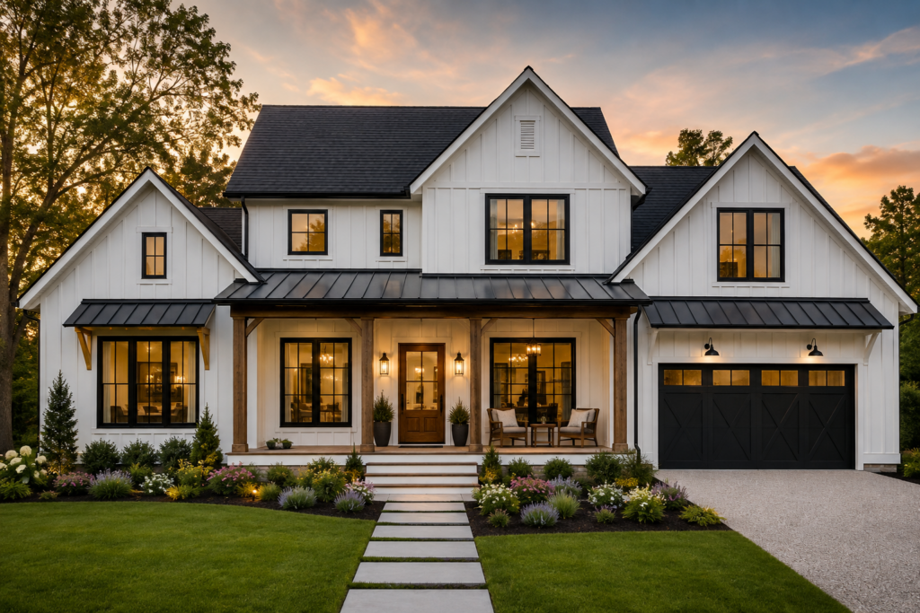 Modern Farmhouse Exterior Colors That Look Beautiful modern farmhouse exterior