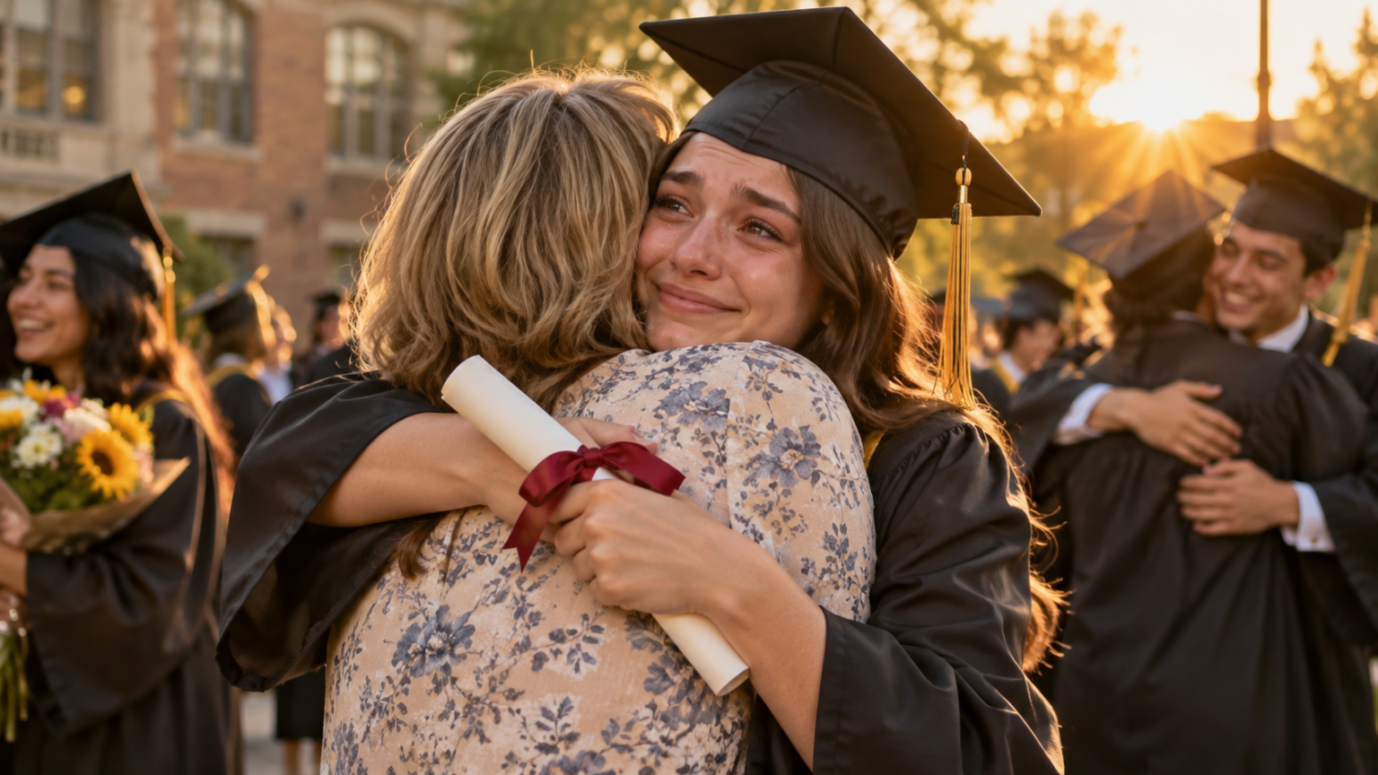 A Tearful High School Senior Celebration Marks the Start of a New Chapter tearful high school senior celebration